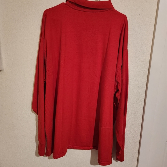 Dennis uniforms adult 3x large long sleeve red shirt - Picture 6 of 6